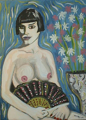 Nude with a Fan